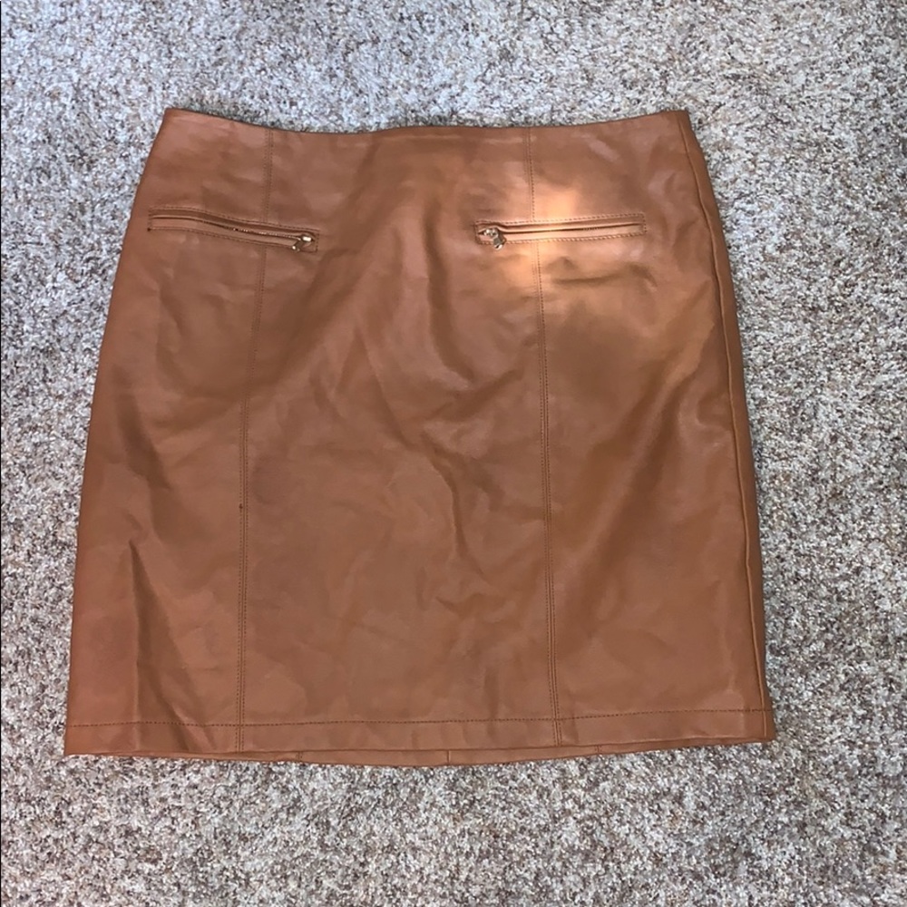 🌟Faux Leather Pencil Skirt